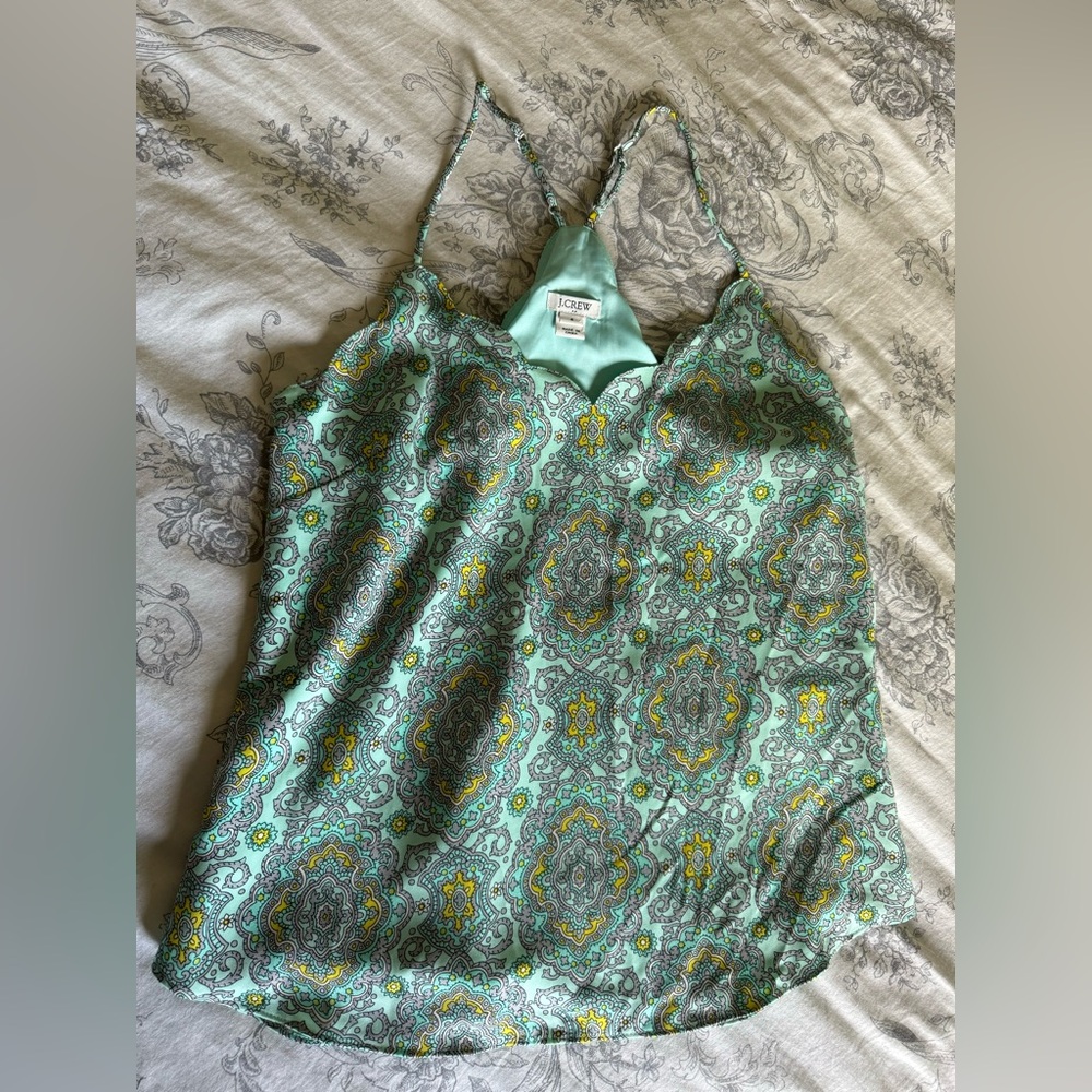 Patterned J.Crew summer top - Picture 4 of 4